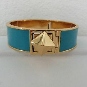 kate spade teal turnlock bracelet